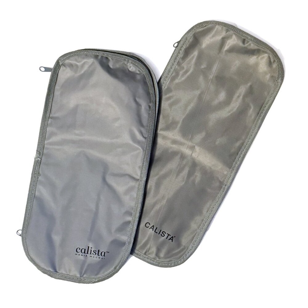 NWOT Set of 2 Insulated Curling Iron Travel Cases - Zipper Calista Bags - Picture 2 of 3